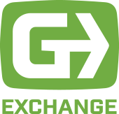 Gig East Logo - Green sans-serif type with stylized G icon above