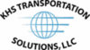 KHS Transportation Solutions Logo - Black sans-serif type with light blue globe icon in middle